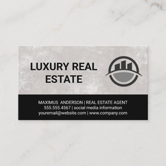 Commercial Residential Buildings Business Card (Front)