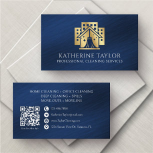Commercial Residential Cleaning Company Business Card