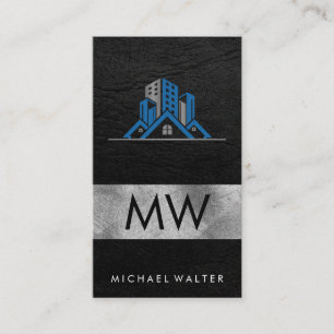 Commercial Residential Properties   Leather  Business Card
