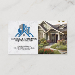 Commercial Residential Real Estate   Cottage Home Business Card