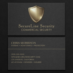 Commercial Security Business Card