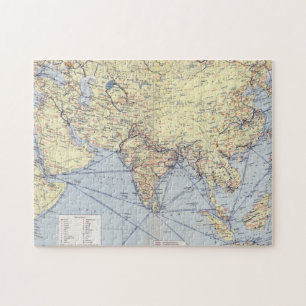 Commercial Trade Routes   South Asia Jigsaw Puzzle