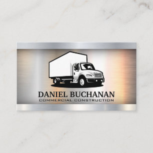 Commercial Truck Driver   Transport Business Card