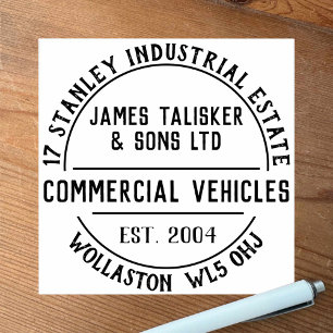 Commercial Vehicles Rubber Stamp