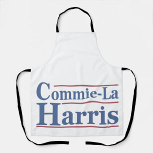 Commie-La Harris 2024 Funny Anti Kamala Harris Apron