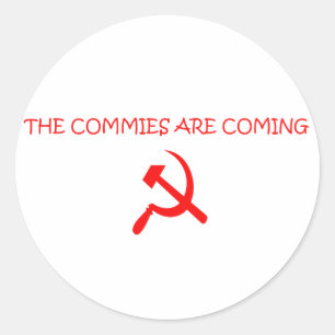 COMMIES CLASSIC ROUND STICKER