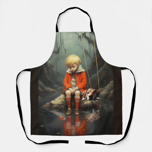 Commiserating All-Over Print Apron (Front)