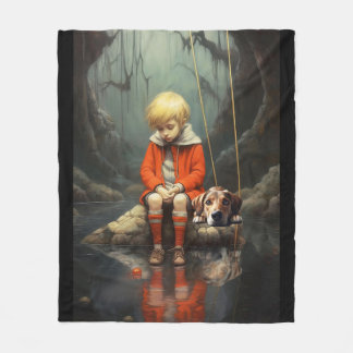 Commiserating Fleece Blanket