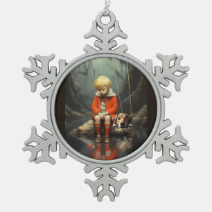 Commiserating Snowflake Framed Ornament
