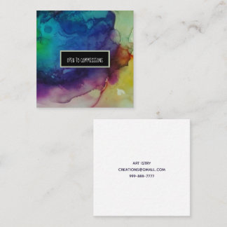 Commissioner All Sizes Square Business Card