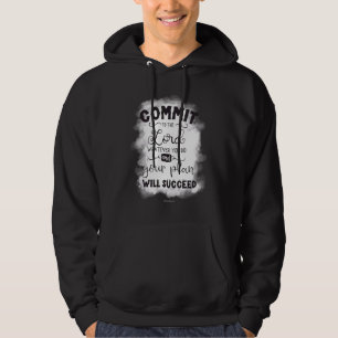 Commit To Lord Christian Bible Verse Religious Chu Hoodie