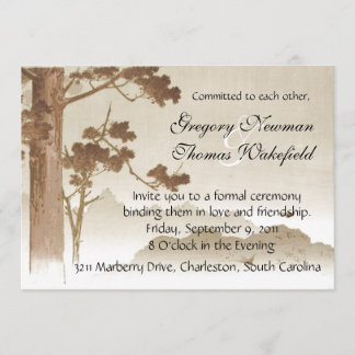 Commitment Ceremony Invitation