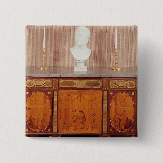 Commode, 1776-79 15 cm square badge (Front)