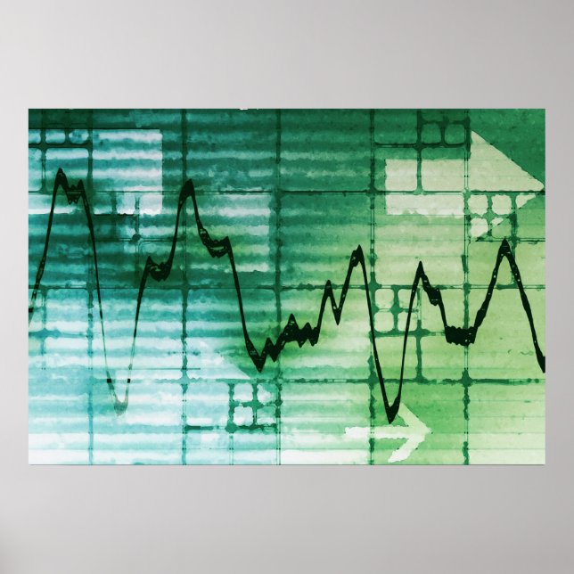Commodities Trading and Price Analysis News Art Poster (Front)
