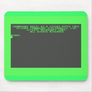 Commodore 128 Startup Screen Mouse Mat