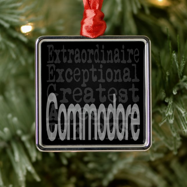 Commodore Extraordinaire Metal Tree Decoration (Tree)