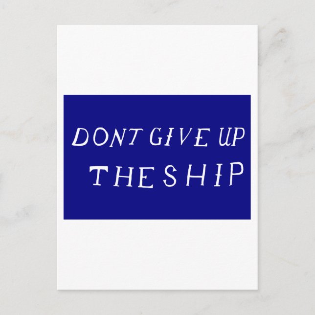 Commodore Perry's Flag Postcard (Front)