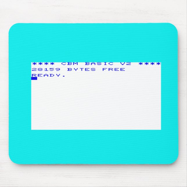 Commodore Vic20 Startup Screen Mouse Mat (Front)
