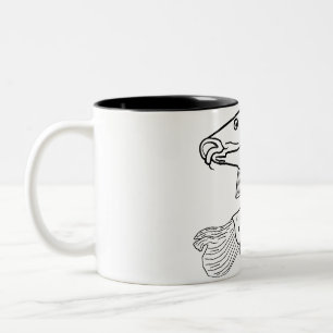 Common Carp Two-Tone Coffee Mug
