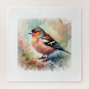 Common Chaffinch 060724AREF120 - Watercolor Jigsaw Puzzle