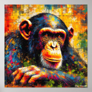 COMMON CHIMPANZEE 3 POSTER