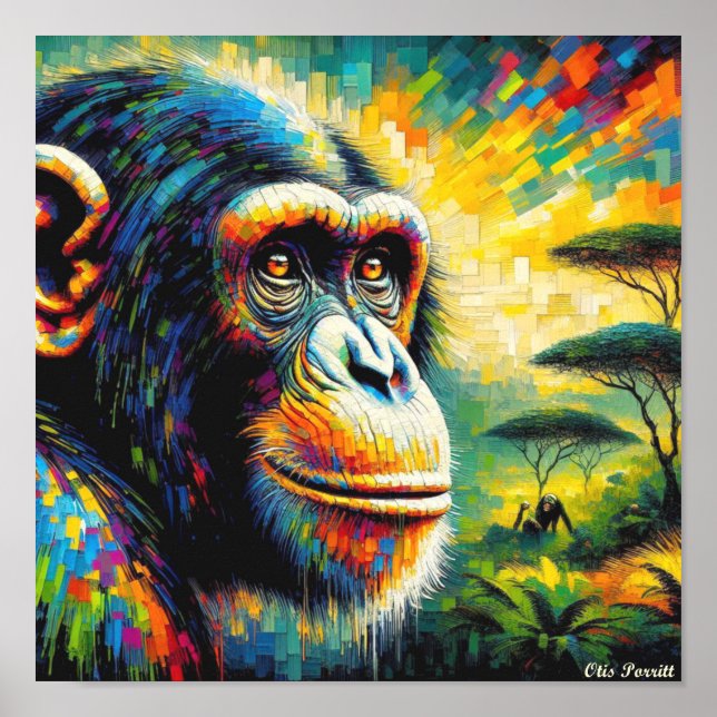 COMMON CHIMPANZEE 4 POSTER (Front)