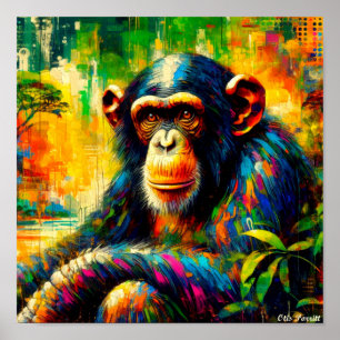 COMMON CHIMPANZEE 7 POSTER