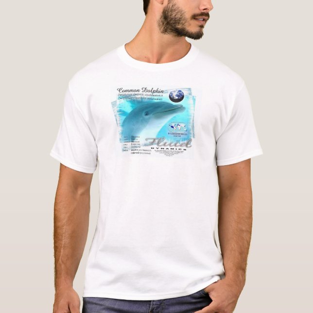 Common Dolphin by Gregory Gallo T-Shirt (Front)