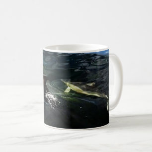 Common Dolphin Mum And Baby Marine Life Scenic Coffee Mug