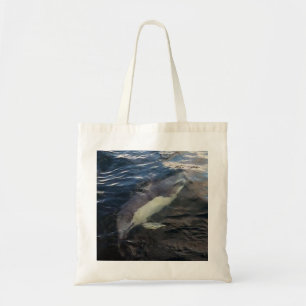 Common Dolphin Swimming Underwater Ocean Scene Tote Bag