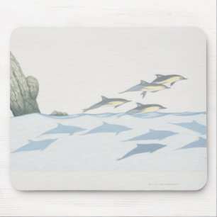 Common Dolphins Mouse Mat