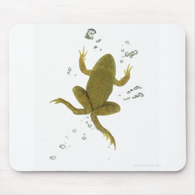 common green frog mouse mat (Front)