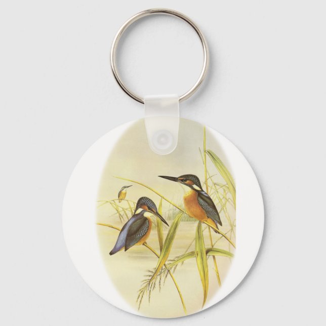 Common Kingfisher Key Ring (Front)