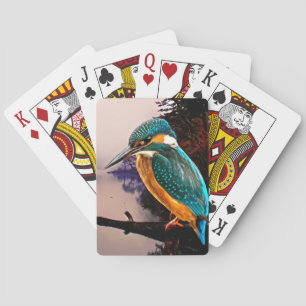 Common Kingfisher Playing Cards