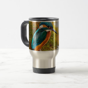 Common Kingfisher Travel Mug