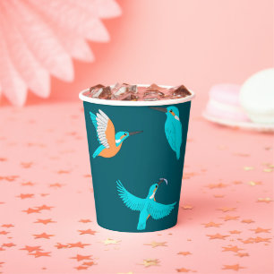 Common Kingfishers Paper Cups
