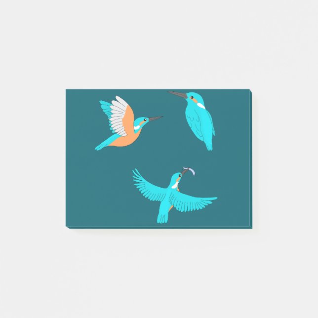 Common Kingfishers Post-it Notes (Front)