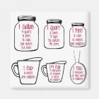 Common kitchen measurements magnet