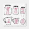 Common kitchen measurements magnet
