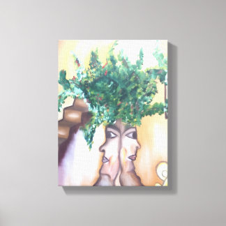 Common Life and Stepping Forward - Surrealist Canvas Print