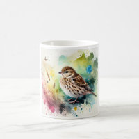 Common Linnet 210724AREF102 - Watercolor