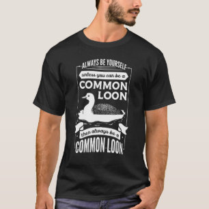 Common Loon Bird Ducks   Cute T-Shirt