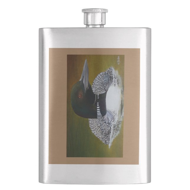 Common Loon Classic Flask (Front)