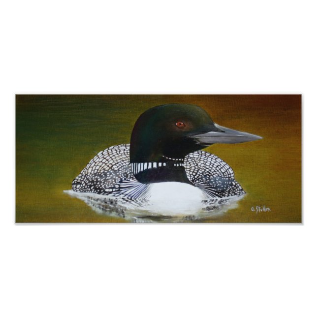 Common Loon Photo Print (Front)
