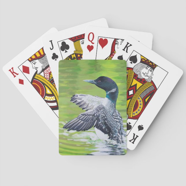 Common Loon Playing Cards (Back)