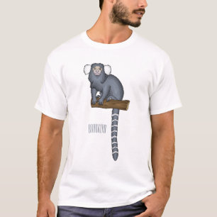 Common marmoset cartoon illustration T-Shirt
