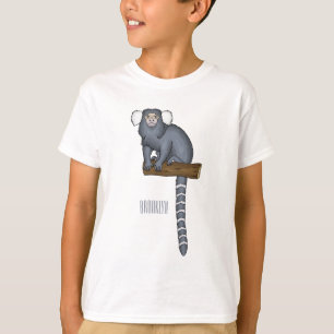 Common marmoset cartoon illustration T-Shirt