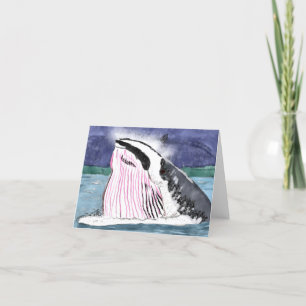Common Minke Whale 🐳  Thank You Card