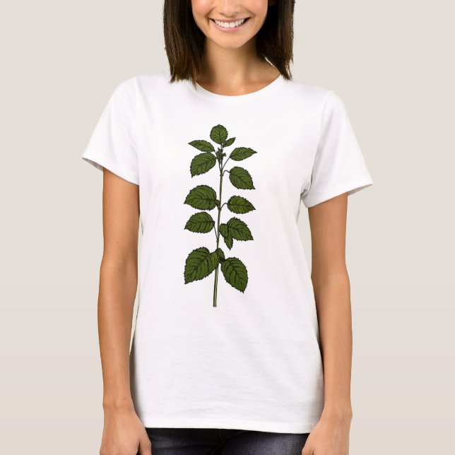 Common Nettle Botanical T-Shirt (Front)