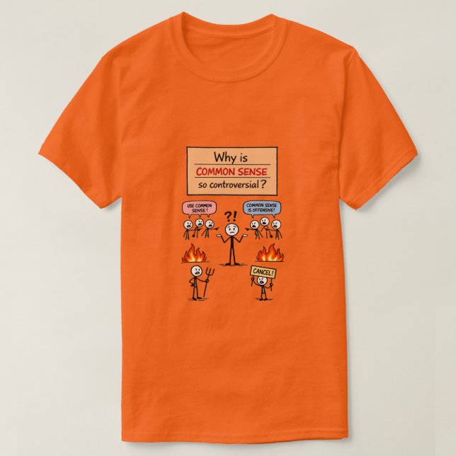 Common Sense (4a) T-Shirt (Design Front)